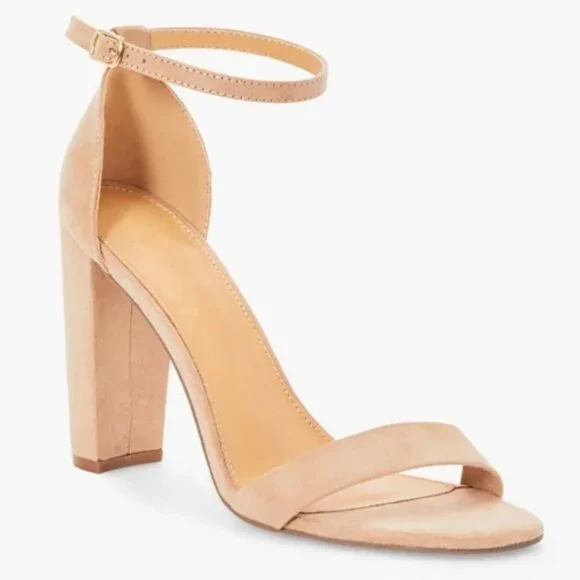 Lorelai Block Heeled Beige Sandal Size 12 - Picture 3 of 3